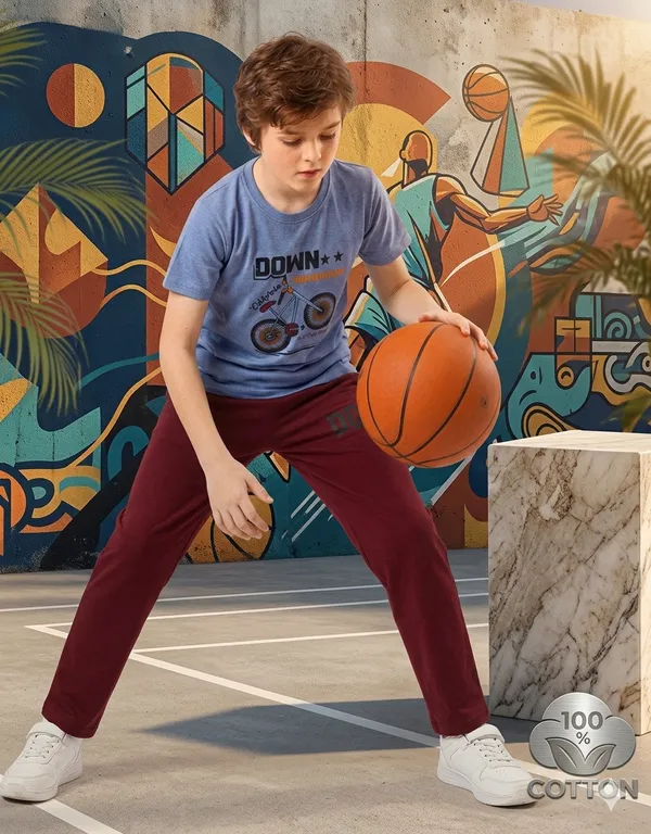 Multicolor_Cotton_Basketball_Graphic_T_Shirt_And_Jogger_Set_For_Boys