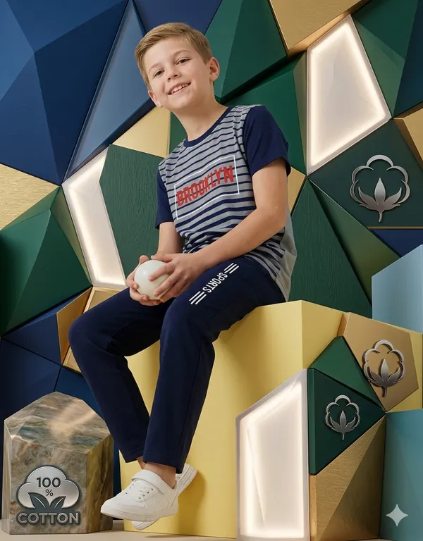 Navy_Blue_Grey_Cotton_Striped_T_Shirt_And_Jogger_Set_For_Boys