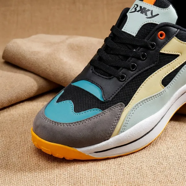 Multicolor_Chunky_Casual_Sneakers_For_Men