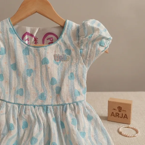 Blue_Polka_Dot_Cotton_Dress_For_Girls