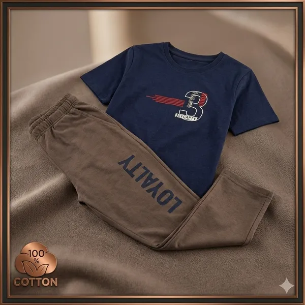Navy_Blue_Grey_Cotton_Number_Print_T_Shirt_And_Jogger_Set_For_Boys