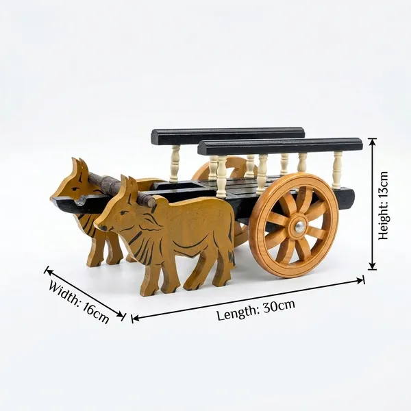 Multicolor_Handcrafted_Wooden_Traditional_Miniature_Bullock_Cart_Toy