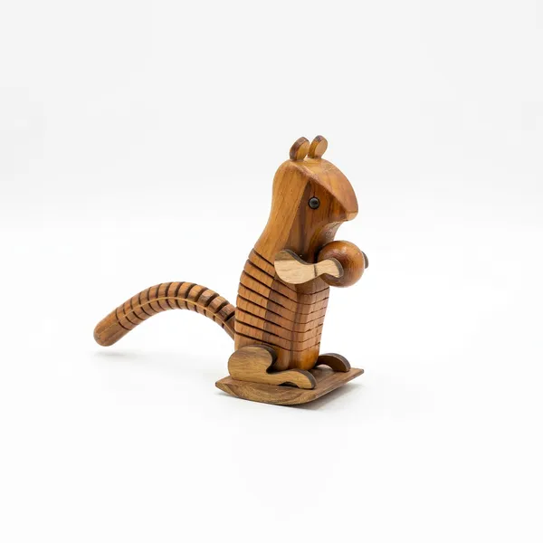 Handcrafted_Flexible_Wooden_Squirrel_Artisan_Toy
