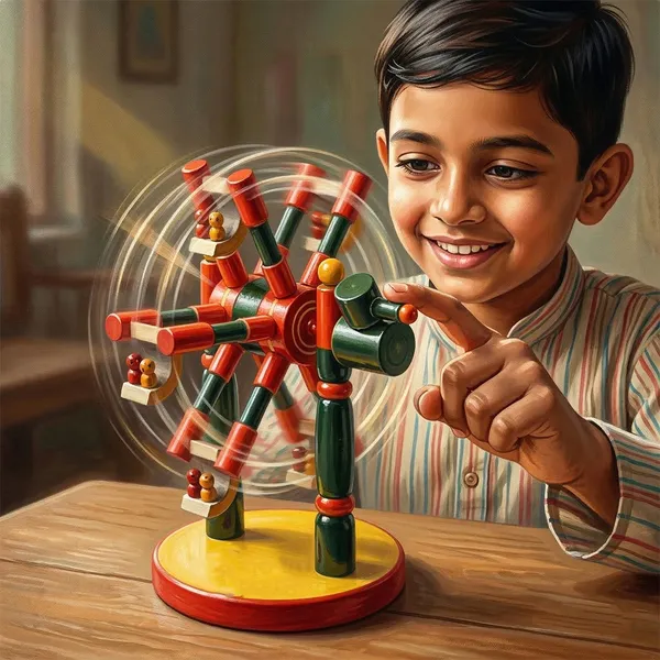 Handcrafted_Wooden_Ferris_Wheel_Model