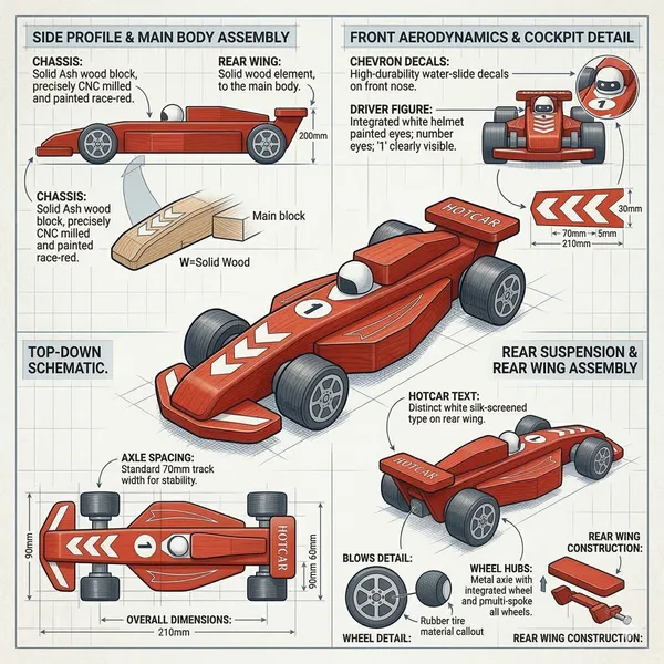 Red_And_Grey_Formula_Racing_Car_Model_With_Decals_Race_Car_Toy_and_Colorful_Stacking_Toys_Traditional_Design_Kitchen_Play_Set_(Pack_of_2)