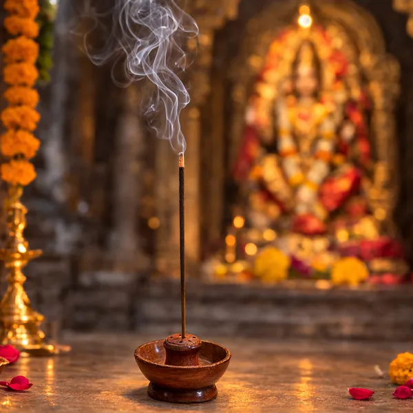 Dark_Brown_Wooden_Central_Cone_Burner_With_Incense_Stick_Holder