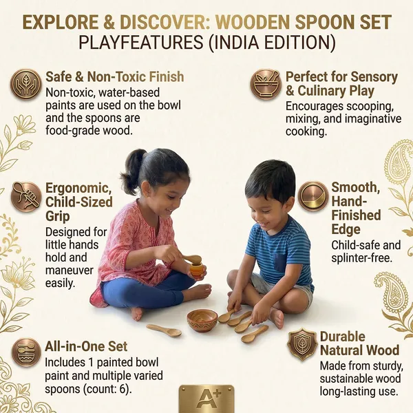 Brown_Wooden_Child_Safe_Pretend_Play_Cooking_Utensils_Toy_Spoon_Set_and_Bullock_Cart_Toy_(Pack_of_5)