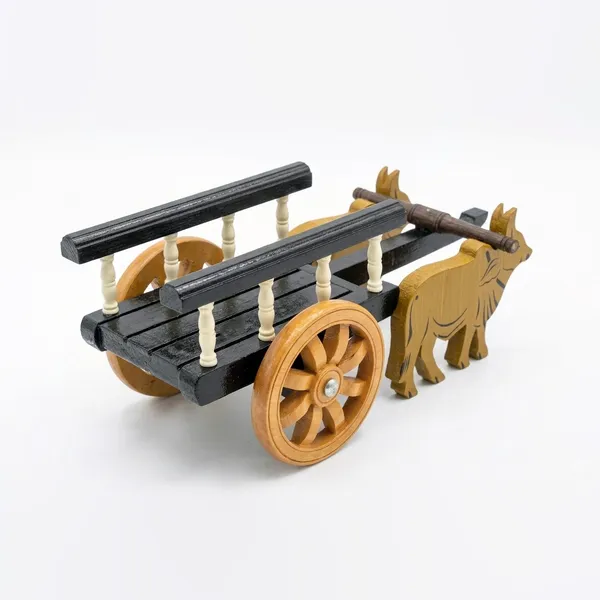 Multicolor_Handcrafted_Wooden_Traditional_Miniature_Bullock_Cart_Toy