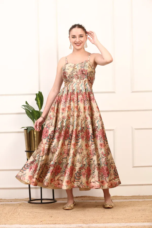 Multicolor_Floral_Silk_Anarkali_Gown_Elegant_Wedding_Party_Dress_With_Floral_Dupatta_For_Women