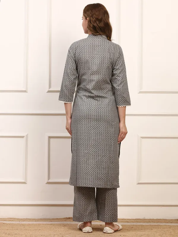 Ash_Printed_Cotton_Kurta_Set_Elegant_Daily_Casual_Wear_Suit_With_Matching_Pants_For_Women
