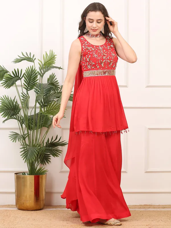 Red_Handworked_3_Piece_Stitched_Suit_For_Women