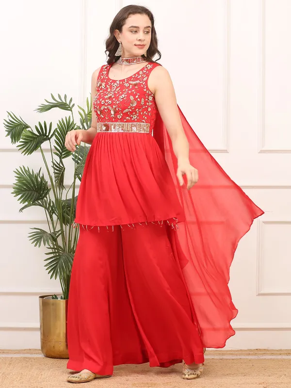 Red_Handworked_3_Piece_Stitched_Suit_For_Women