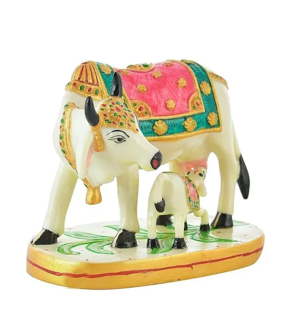 Cow_Calf_Wedding_Cow_Calf_Vastu_Decor_Size_7X4_Inch