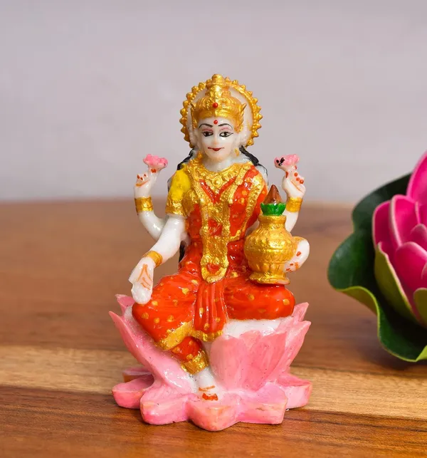 Polyresin_Laxmi_Ji_Ganesh_Ji_Murti_Figurine_Idol_Statue_Sculpture_For_Pooja_Home_Room_3_X_2_Inches