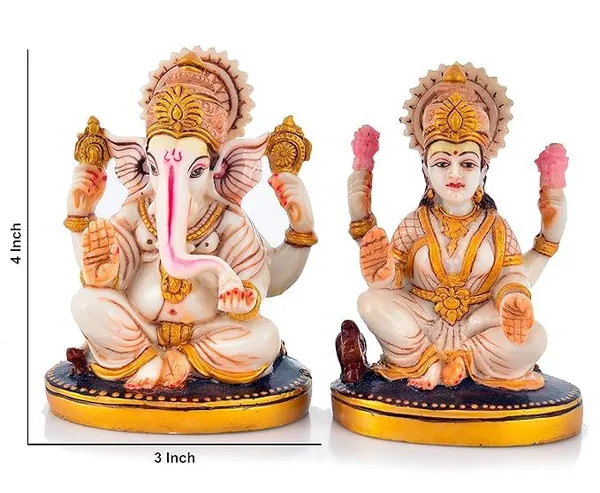 Polyresin_Ganesh_Ji_Laxmi_Ji_Idol_Murti_For_Pooja_Room_Laxmi_Ganesh_Murti_For_Home_Temple_Pooja_Room_Decoration_Figurine_Sculpture_Size_4_X3_Inch