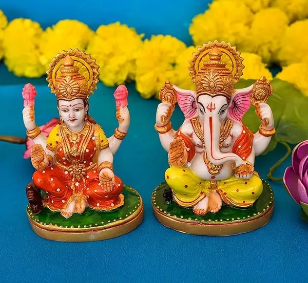 Polyresin_Lord_Ganesha_and_Lakshmi_Mata_Idol_For_Home_Office_Decor_5_X_3_Inch