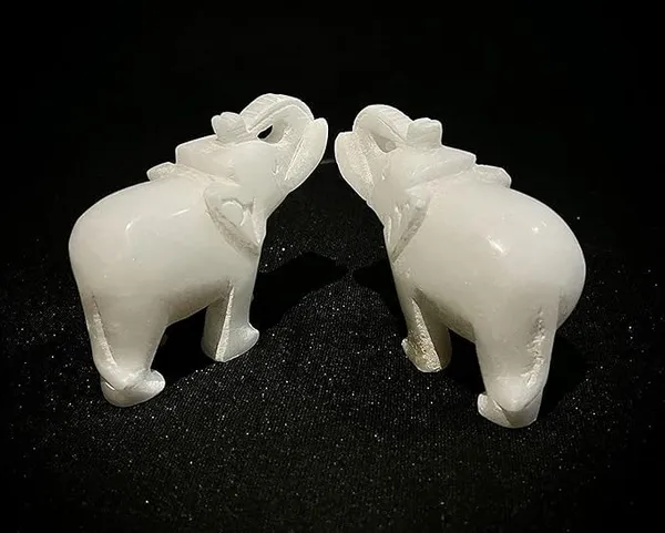 Handicraft_Exclusive_Pure_White_Marble_Elephant_Smooth_Finish_And_Perfect_Carving_Home_Decor_Auspicious_Gift_For_Housewarming_Welcome_Set_Of_2_3_Inch