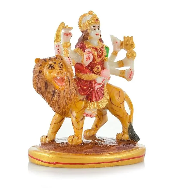Polyresin_Durga_Maa_Murti_Idol_For_Home_Office_Decor_Pooja_Room_Goddess_Durga_Spritual_Sculpture_Statue_5X5_Inch