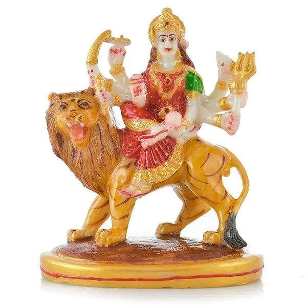 Polyresin_Durga_Maa_Murti_Idol_For_Home_Office_Decor_Pooja_Room_Goddess_Durga_Spritual_Sculpture_Statue_5X5_Inch