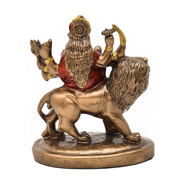 Polyresin_Durga_Maa_Murti_Idol_For_Home_Office_Decor_Goddess_Durga_Spritual_Decorative_Sculpture_Showpiece_4X5_Inch