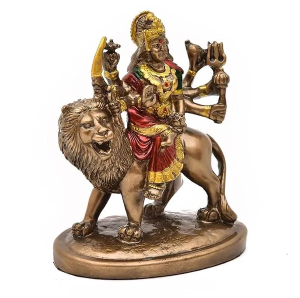 Polyresin_Durga_Maa_Murti_Idol_For_Home_Office_Decor_Goddess_Durga_Spritual_Decorative_Sculpture_Showpiece_4X5_Inch
