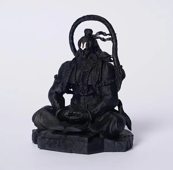 Hanuman_Ji_Murti_Lord_Bajrangbali_Idol_In_Dhyan_Mudra_For_Home_Car_Dashboard_Decorative_Showpiece_Resin_Orange_Black_Gold11Cm