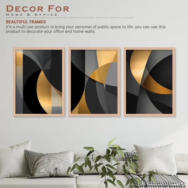 Golden_And_Black_Colour_Different_Shape