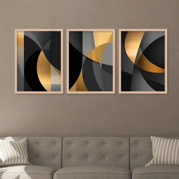 Golden_And_Black_Colour_Different_Shape