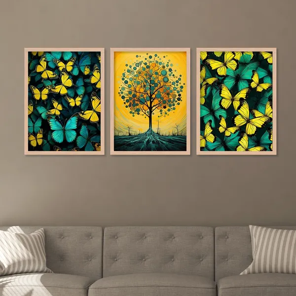 Green_And_Yellow_Butterfly_With_Tree