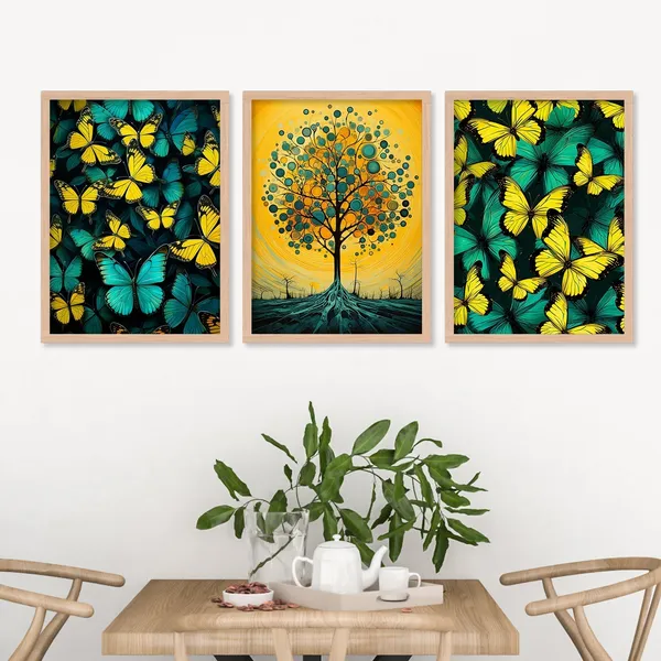 Green_And_Yellow_Butterfly_With_Tree