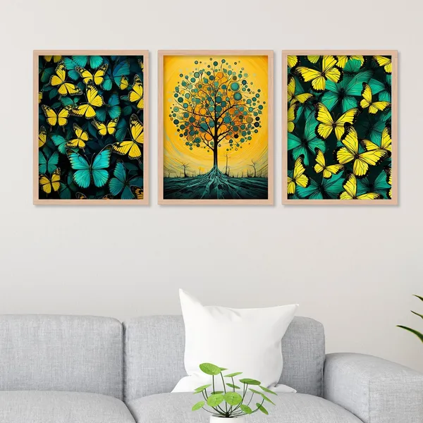 Green_And_Yellow_Butterfly_With_Tree