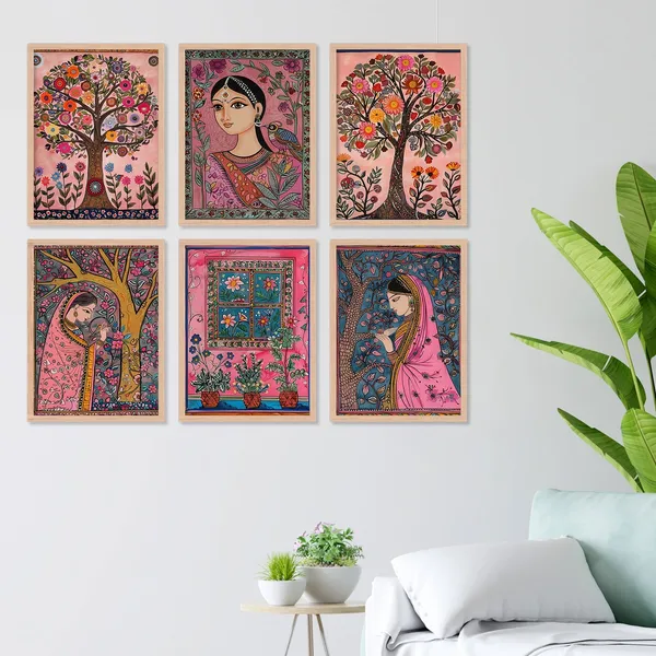 New_Madhubani_Tree_Paintings