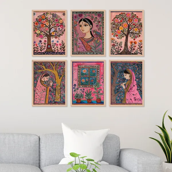New_Madhubani_Tree_Paintings