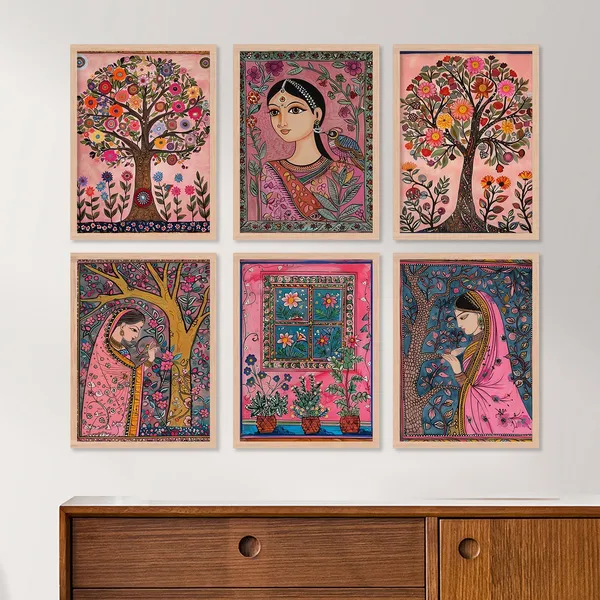 New_Madhubani_Tree_Paintings