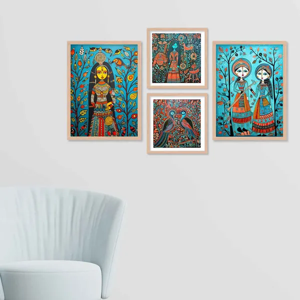 Beautiful_Madhubani_Wall_Painting