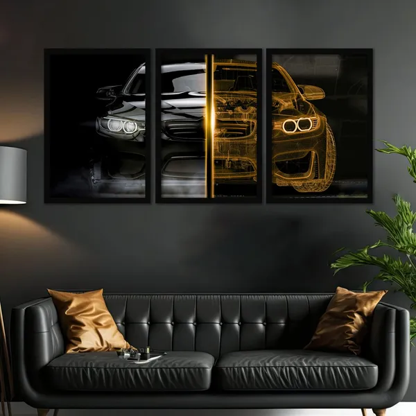 Big_Bmw_Car_Framed_Posters