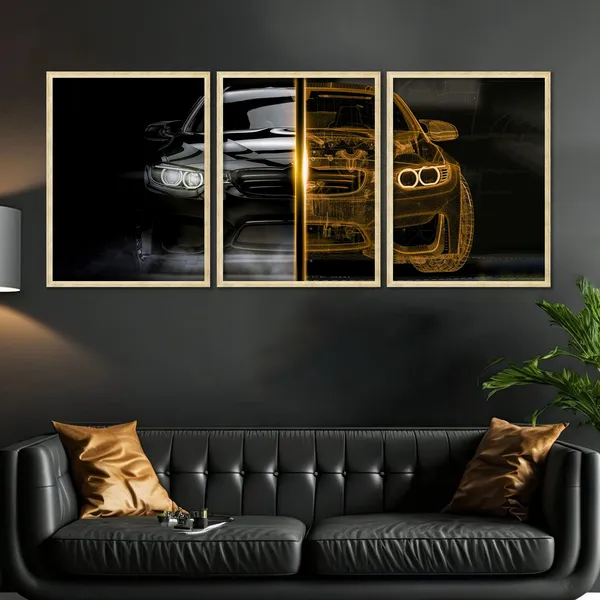Big_Bmw_Car_Framed_Posters