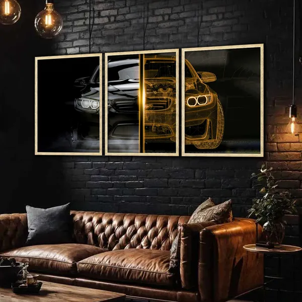 Big_Bmw_Car_Framed_Posters