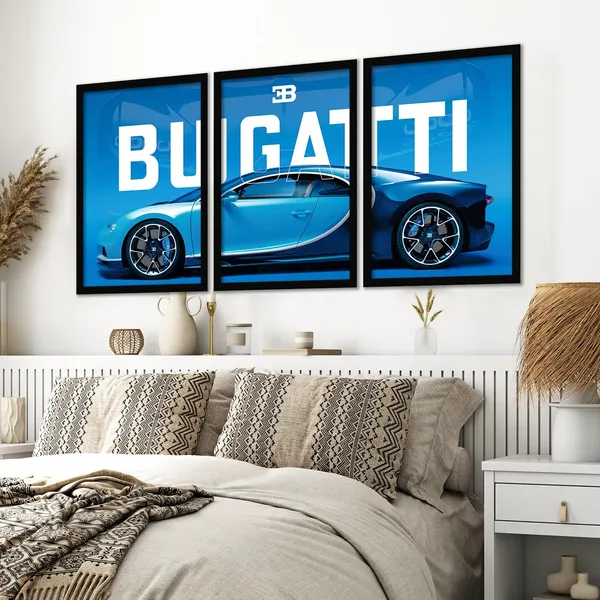 Big_Bugatti_Cars_Framed_Posters