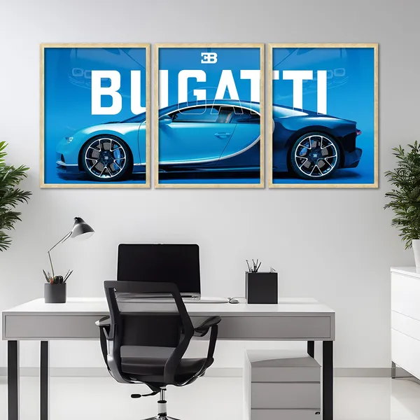 Big_Bugatti_Cars_Framed_Posters