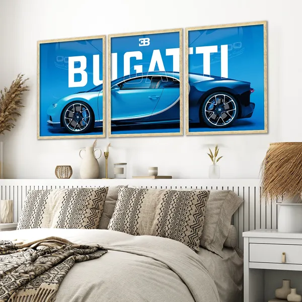 Big_Bugatti_Cars_Framed_Posters