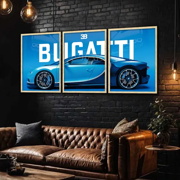Big_Bugatti_Cars_Framed_Posters