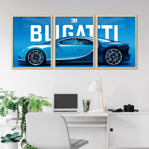 Big_Bugatti_Cars_Framed_Posters