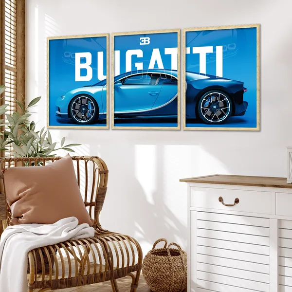 Big_Bugatti_Cars_Framed_Posters