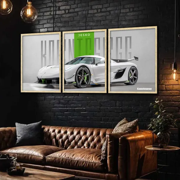 Big_Koenigsegg_Cars_Framed_Poster