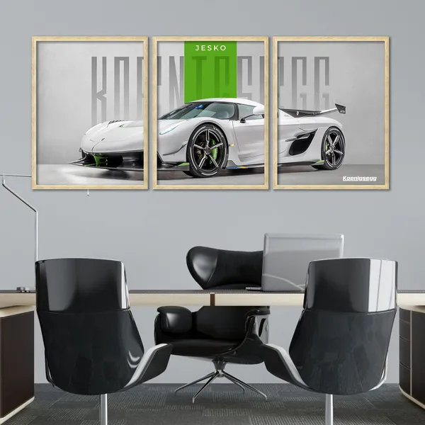 Big_Koenigsegg_Cars_Framed_Poster