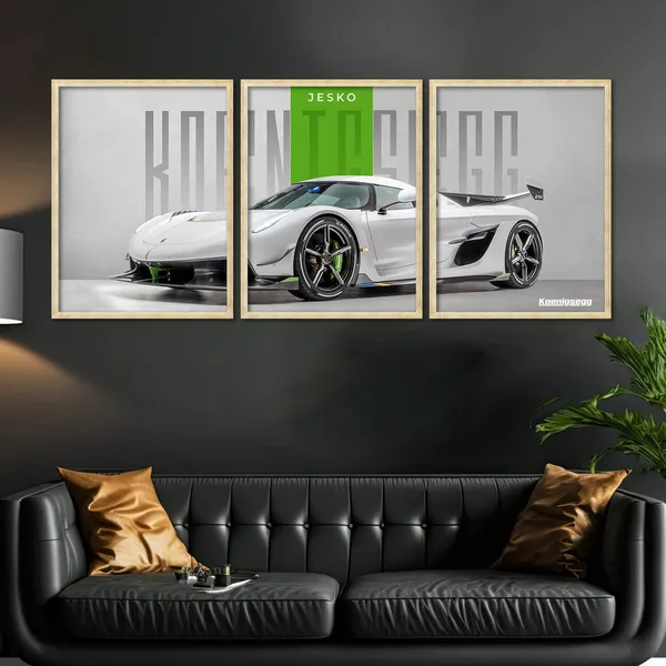Big_Koenigsegg_Cars_Framed_Poster