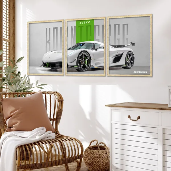 Big_Koenigsegg_Cars_Framed_Poster