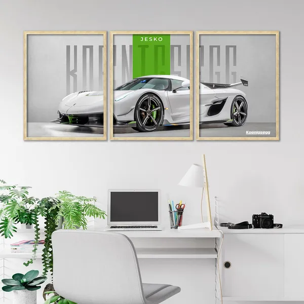 Big_Koenigsegg_Cars_Framed_Poster