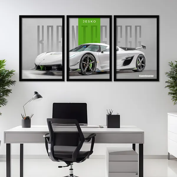 Big_Koenigsegg_Cars_Framed_Poster